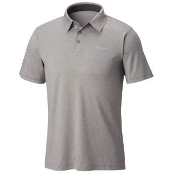 Columbia Tech Trail Big, Polo Grises Para Hombre | 541263-UVL